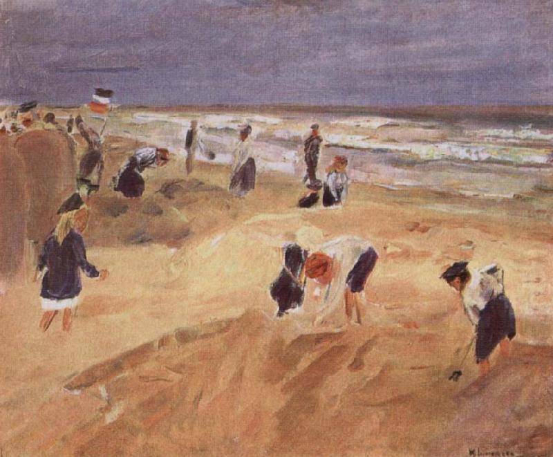 Max Liebermann THe Beach at Nordwijk china oil painting image